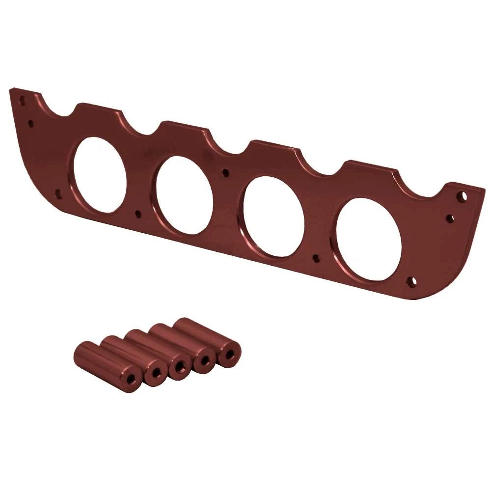 Legend Boat Rod Holder Panel 316449 - 14 1/2 X 3 Inch Red Aluminum