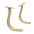 Springfield Boat Seat Arm Rest Brackets - Beige Aluminum (set of 2)