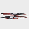 Lowe Boat Main Graphic Hull Decal 2408270 - Favorite 198 (set of 2)