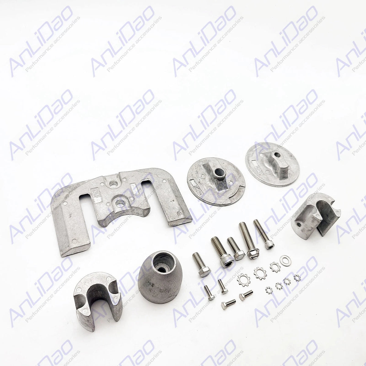 Fit Mercruiser Bravo 3 Aluminum Anode Kit with Hardware 2004 888761Q04