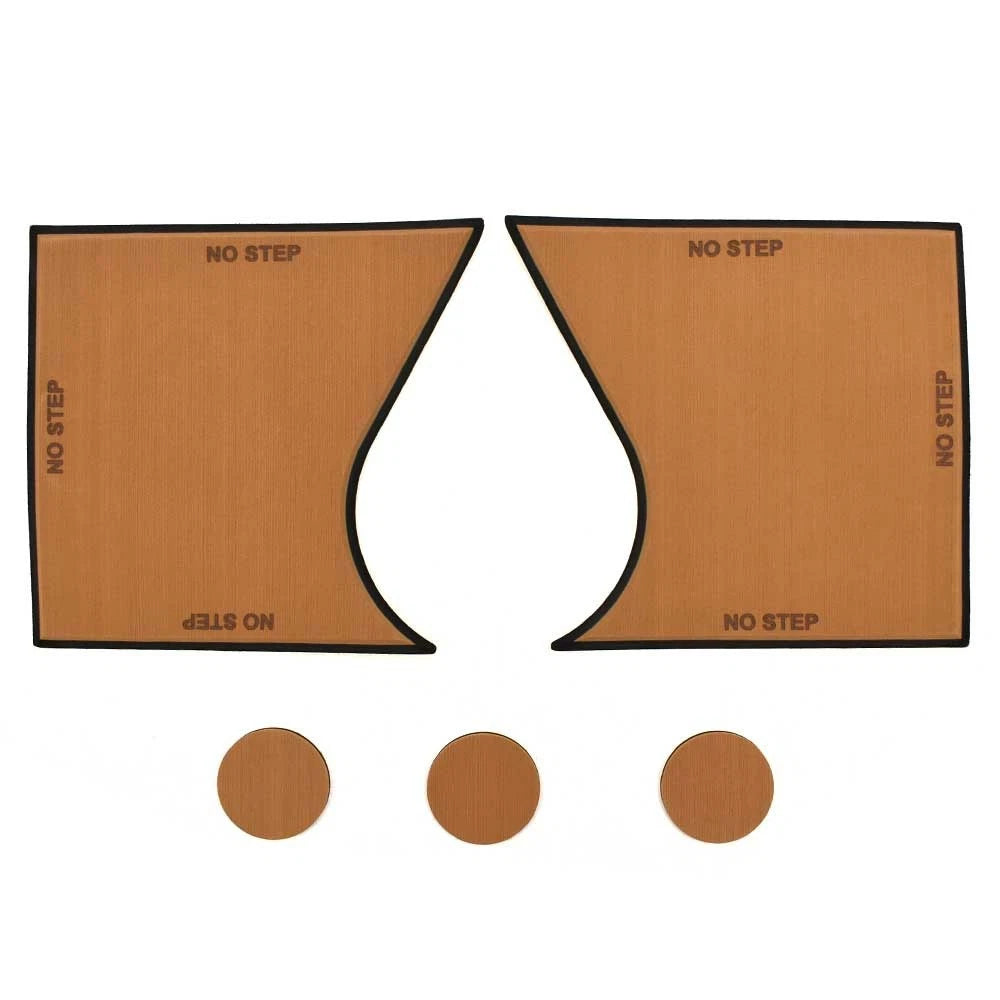Malibu Boat Non-Skid Mats 4744230 - Table No Step Mocha Black (KIT)