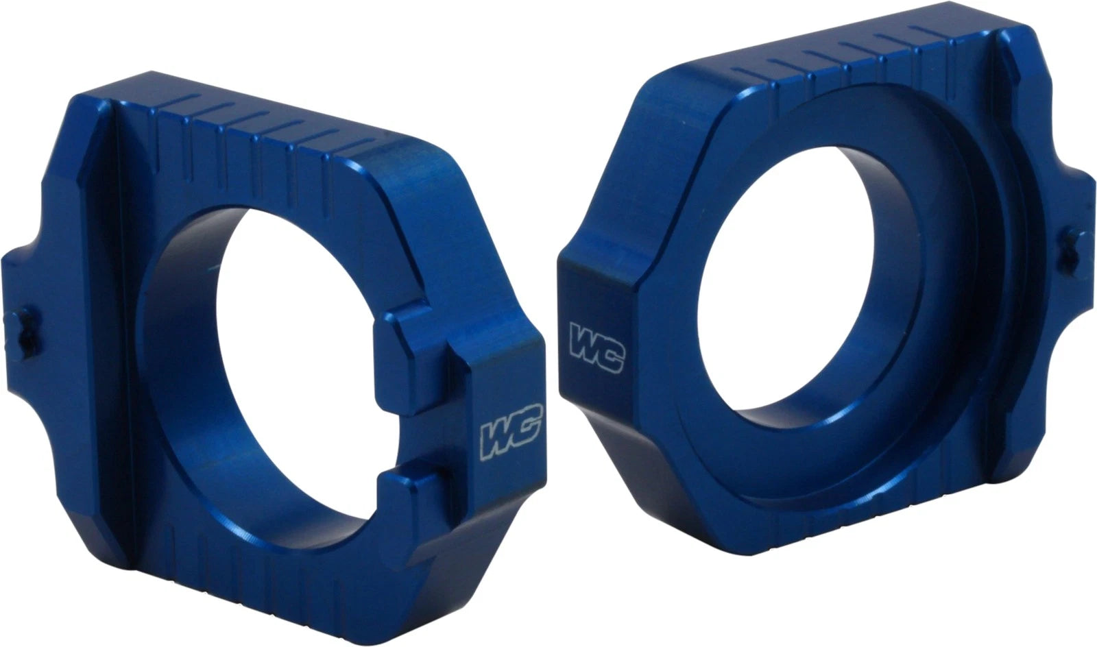 WORKS Axle Blocks Elite Ktm/Hus Blue – Fits 2013-2017 Off-Road Models