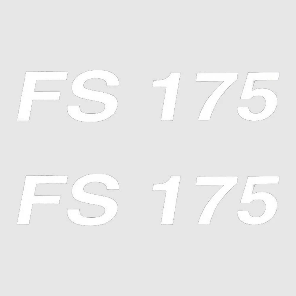 Lowe Boat Logo Decal 1848720 - FS 175 White 6 1/4 X 1 1/4 Inch (pair)