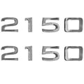 Tracker Boat Raised Emblem Decal Sticker - 2150 Tahoe Pair