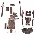 Supra Boat Non-Skid Deck Mats 122118 - SA GatorStep Gray Red (kit)