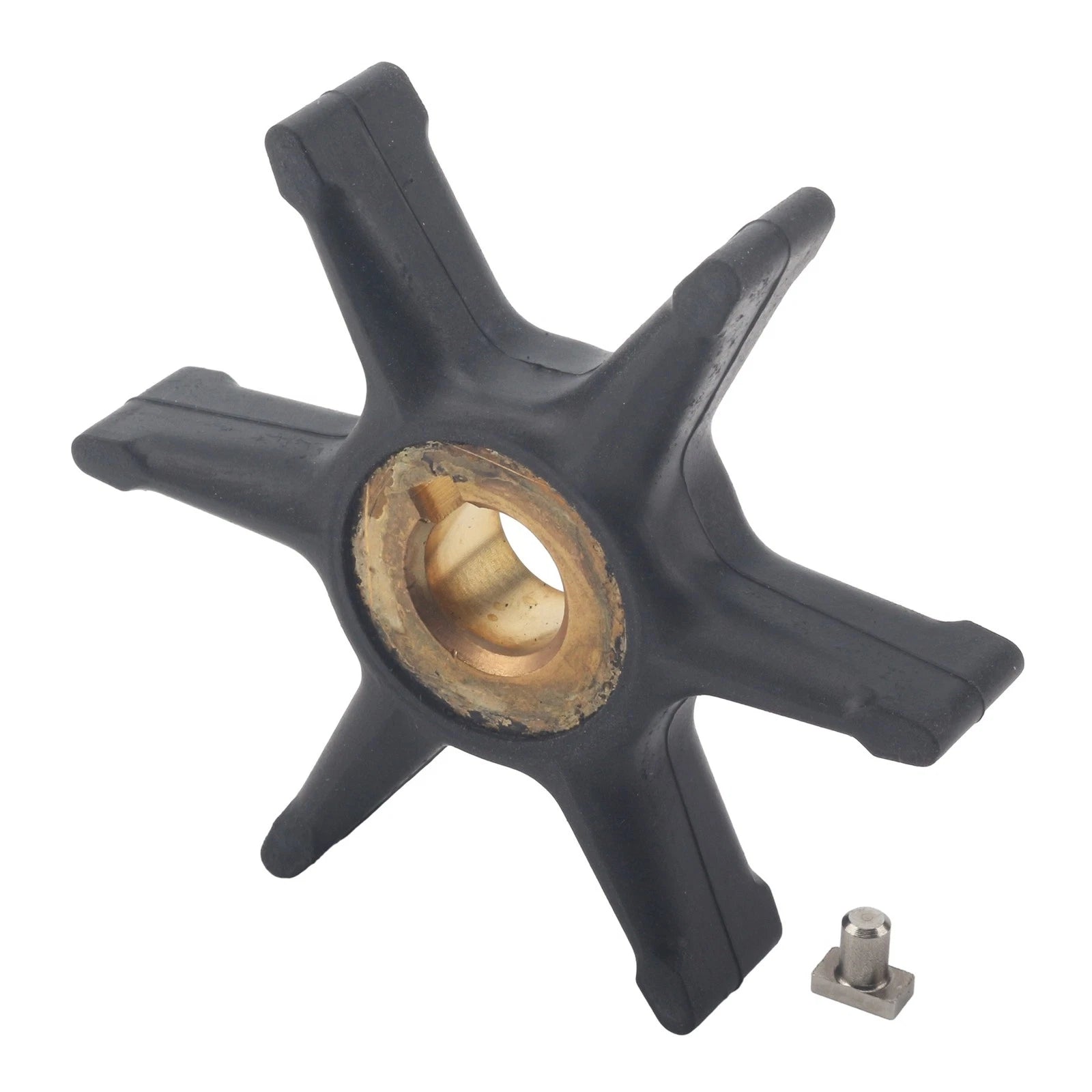 Water Pump Impeller&Key for Johnson Evinrude 3 4 5 5.5 6 7.5 HP 1952-83 Outboard
