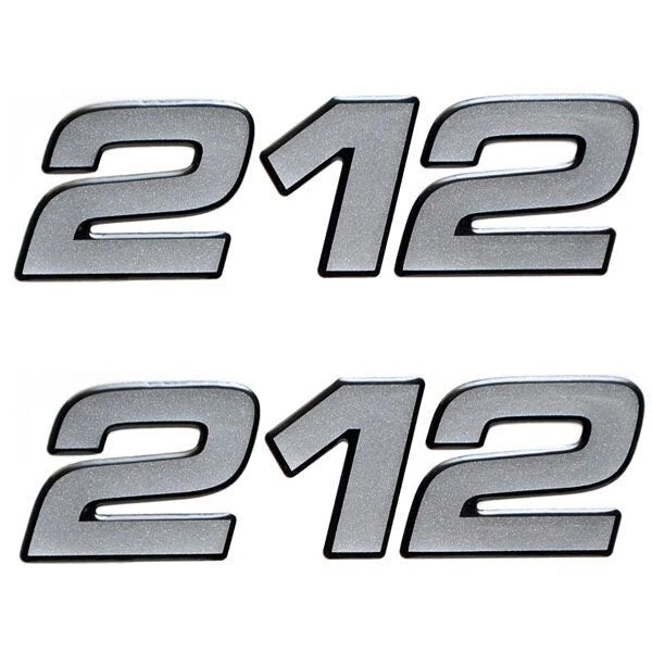 Mako Boat Brand Decals 131426 - 212 Silver Sticker (pair)