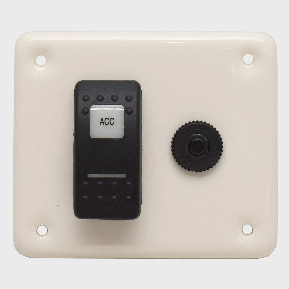 Rinker Boat Switch Panel 206562 - Off-White 3 3/4 X 3 1/4 Inch