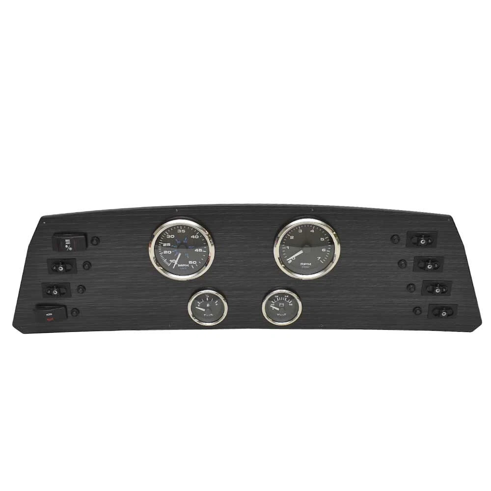 Viaggio Pontoon Boat Dash Panel 206304 - Lago Veethree Gauges Black