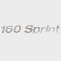 Lowe Boat Brand Decal 2308577 - 160 Sprint Silver 12 1/4 X 2 Inch
