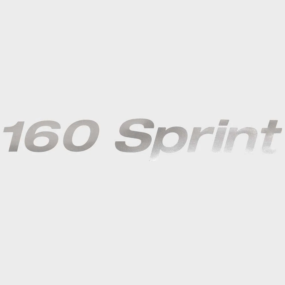 Lowe Boat Brand Decal 2308577 - 160 Sprint Silver 12 1/4 X 2 Inch