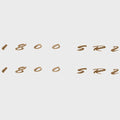 Maxum Boat Raised Model Decal - 1800 SR2 Gold Stcker (pair)