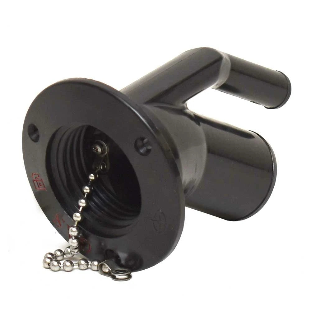 Gemlux Boat Gas Deck Fill - Tracker 2 1/8 Inch Black