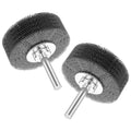 2pcs 2inch Stainless Steel Wire Wheel Brush 1/4" Shank for Grinder Polish Tool
