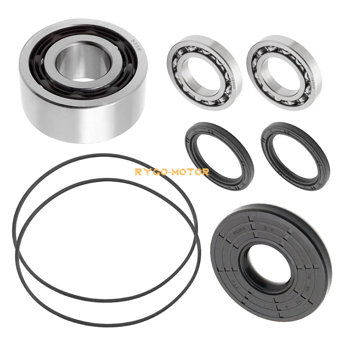Front Differential Bearing Seal Kits for Polaris Ranger 500 570 900 1000 Diesel