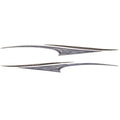 Rinker Boat Graphic Decal 218789 - 240 Captiva Gray Stickers (set of 2)