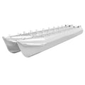 Pontoon Log Boat Float Tubes - 21 FT X 25 Inch with Lifting Strakes (pair)