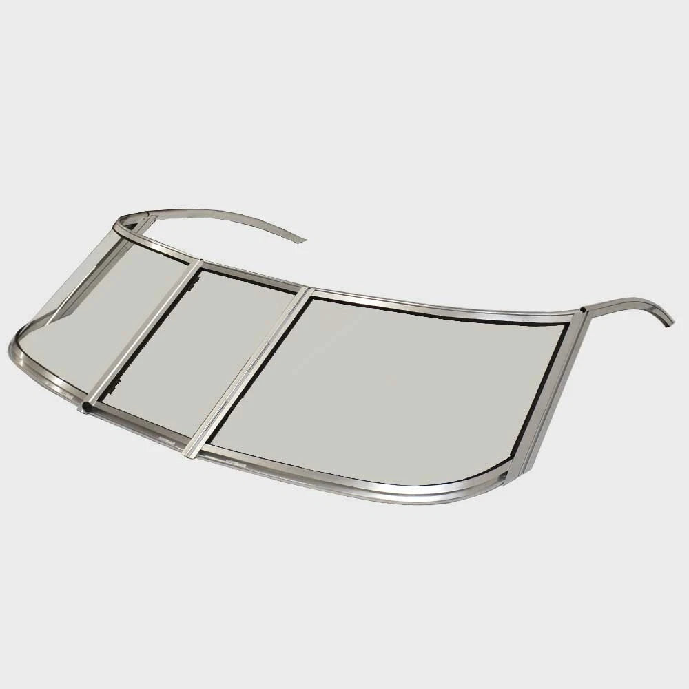 Ranger Boat Glass Windshield 205486 - 77 3/4 Inch Clear 5-Piece