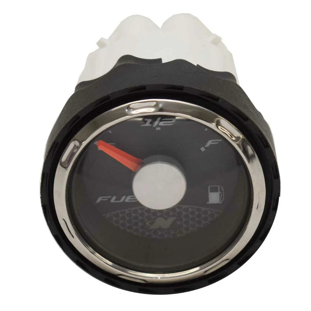 Faria Beede Boat Fuel Gauge GE0105A - 2 Inch Black - Silver