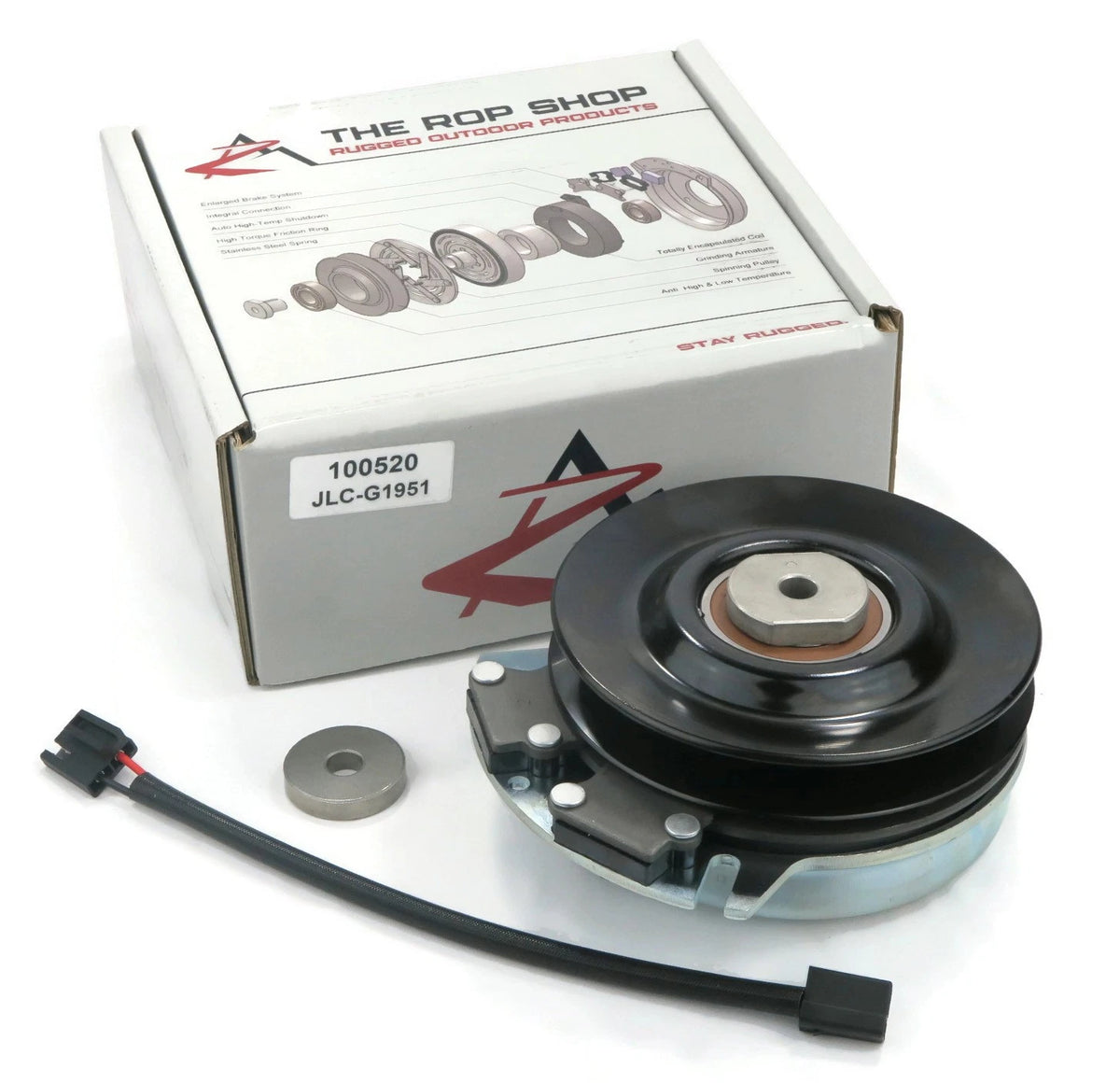 Electric PTO Clutch for Jacobsen ZTR 52" Deck, 61" Deck Yard Garden Lawn Mower