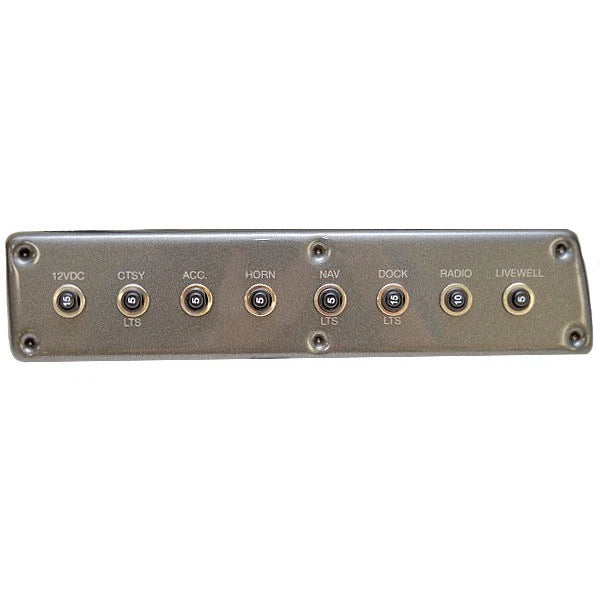 Godfrey Pontoon Boat Console Breaker Panel 220280 - Metallic Gray
