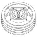 241930A1 Jackshaft Drive Feeder Pulley Fits Case-IH Combine Models
