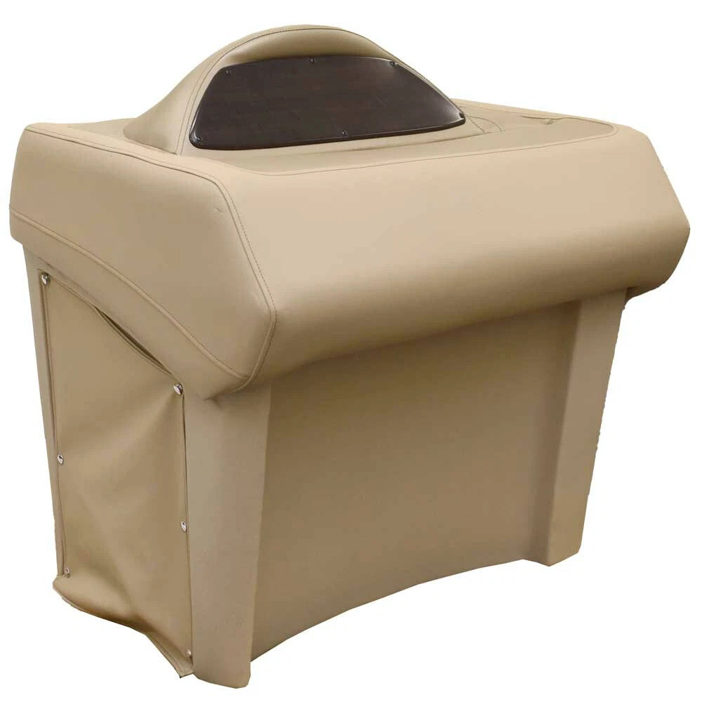 Taylor Made Pontoon Boat Helm Stand Console 433065 - Beige Vinyl
