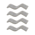 Four Winns Boat Logo Emblems 1309-00014-01 - Mirrored Plastic (set of 4)