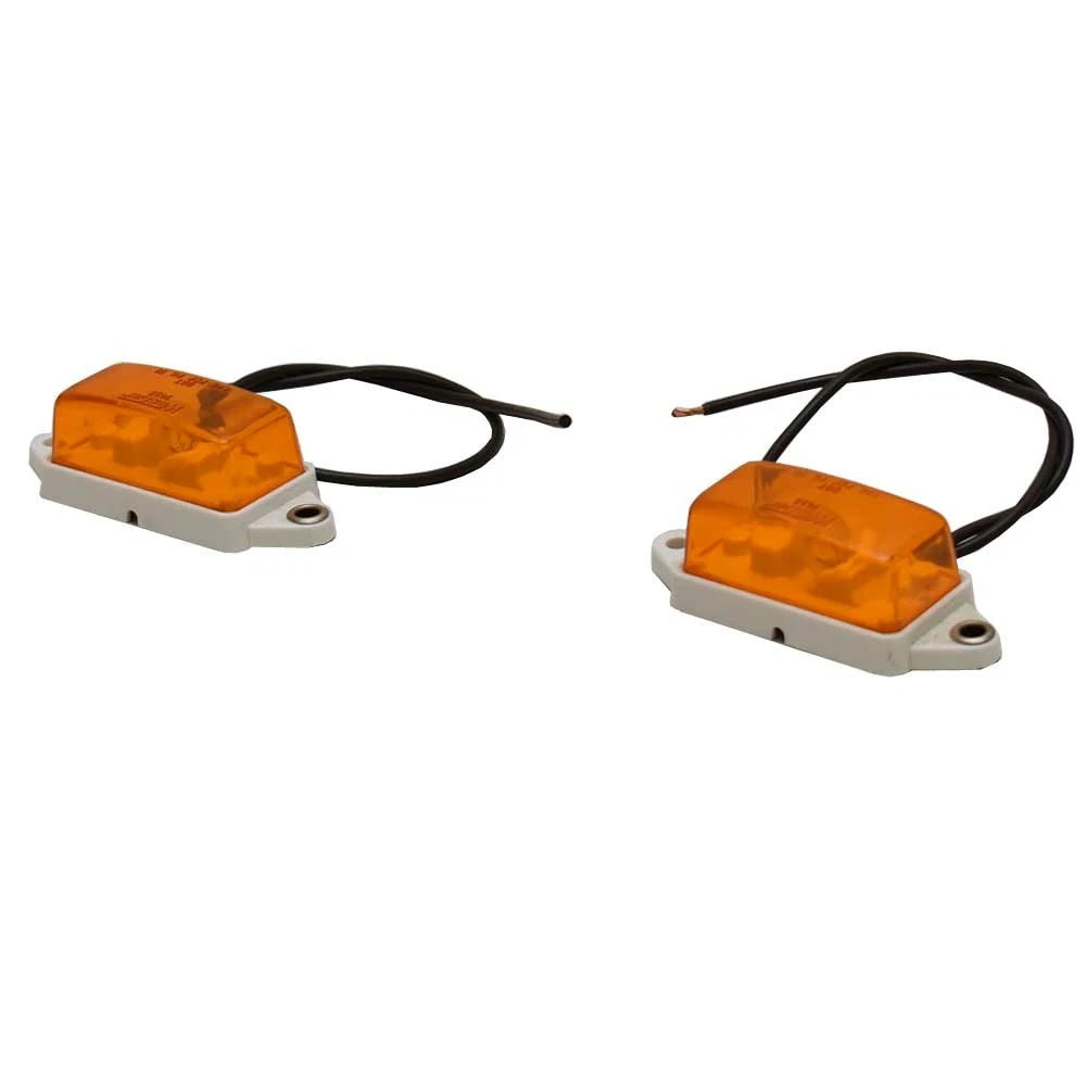 Wesbar Boat Trailer Lights 7435 - Side Marker Amber (pair)