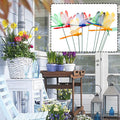 25*9cm Dragonfly Decorate Outdoor Courtyard Simulation Dragonfly Background Wall