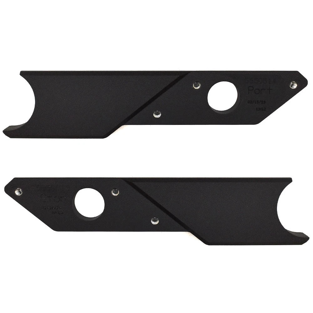 Malibu Boat Gx Tower Side Plates - Black Textured (set of 2)