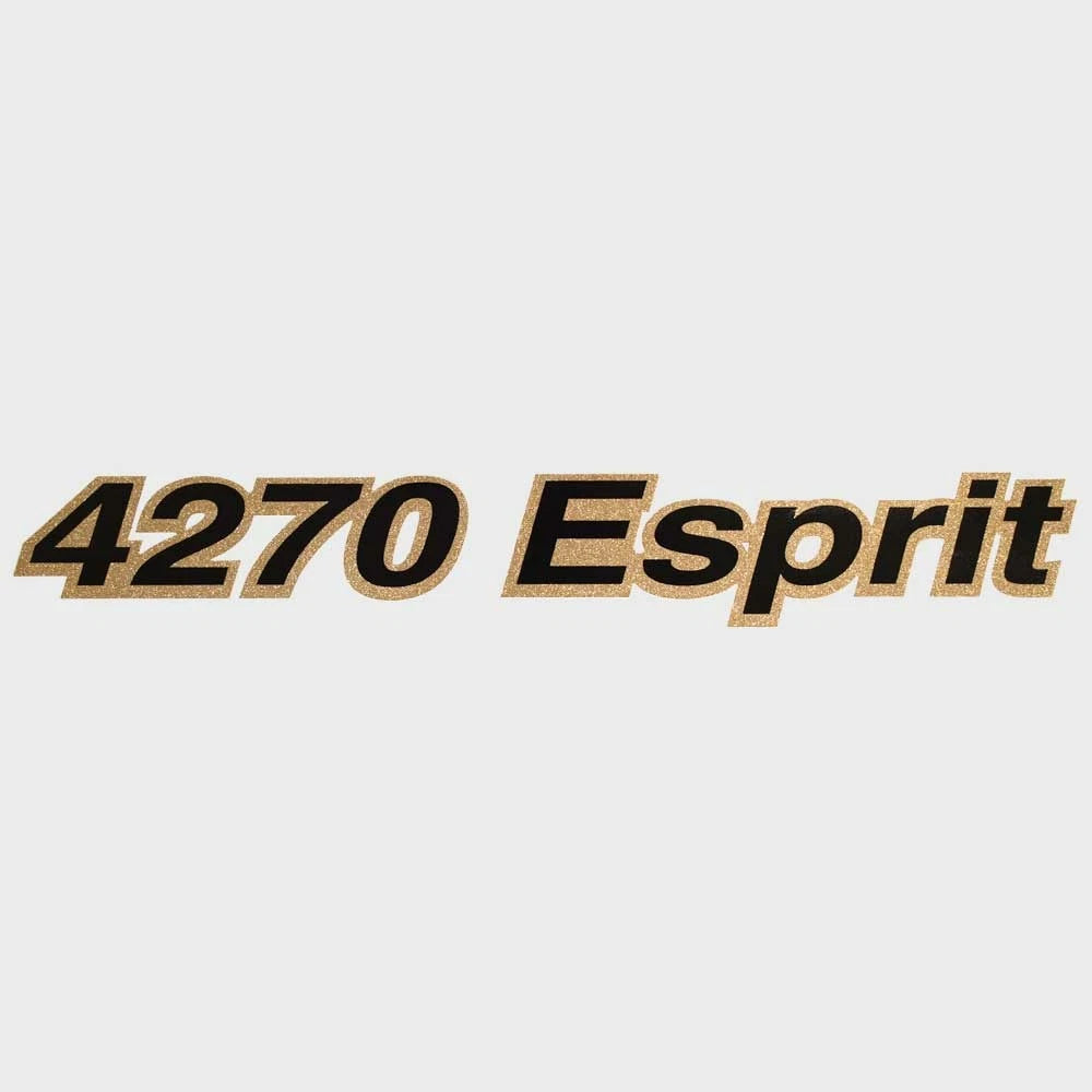 Cruisers Boat Model Decal Sticker V1095800 - 4270 Esprit Gold Black