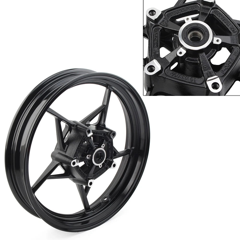 1 Pcs Black Front Wheel Rim for Kawasaki NINJA 400 - EX400 Z400 ABS 2018 - 2022