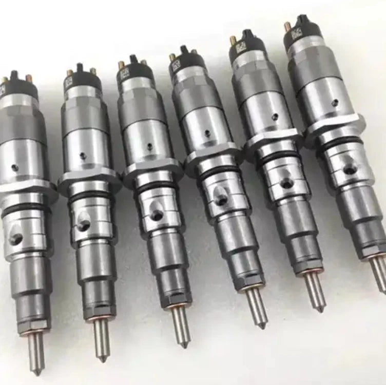 6X Fuel Injector 6156-11-3300 for Komatsu Engine S6D125 Excavator PC400 PC450-7