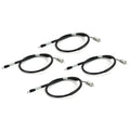 (pack of 2) Brake Cable Kits Passenger & Driver Side for Golf Cart Car Caddy UTV