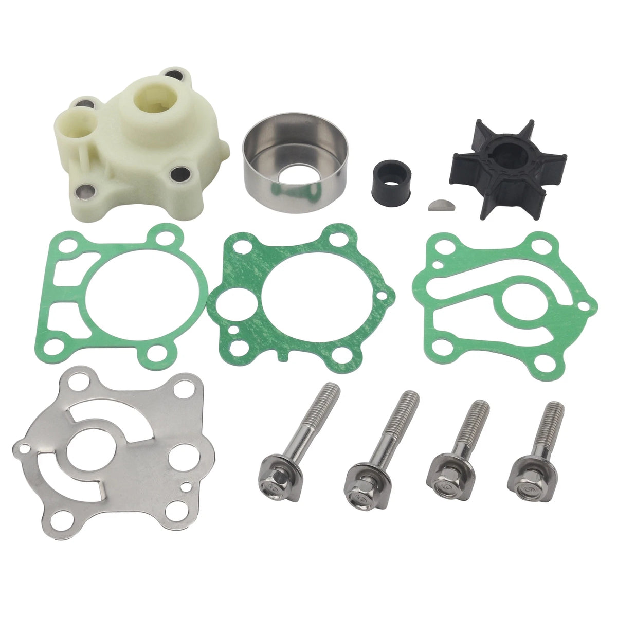 Water Pump Impeller Repair Kit Replace Yamaha Outboard 18-3430 12285 12284