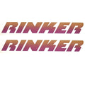 Rinker Boat Vinyl Decal - 14 1/2 X 2 Inch (pair)