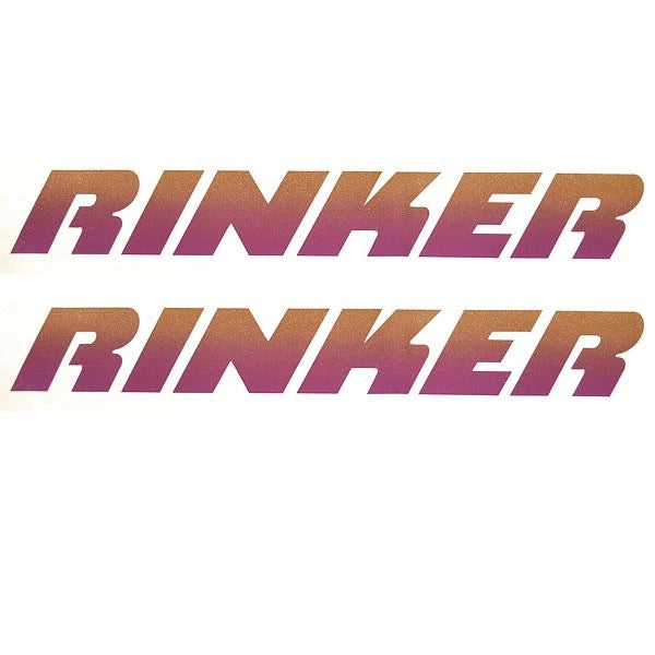 Rinker Boat Vinyl Decal - 14 1/2 X 2 Inch (pair)