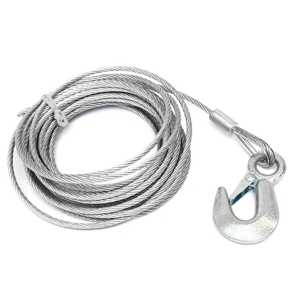 Boat Trailer Winch Cable 80202 - 25 Ft 4000 LBS Strength