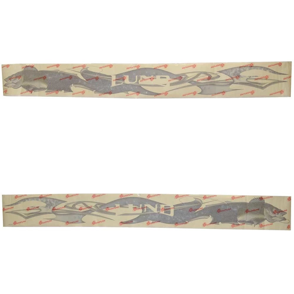 Lund Boat Graphic Decal 1986513 - Pro V SE Gray Purple (2PC)
