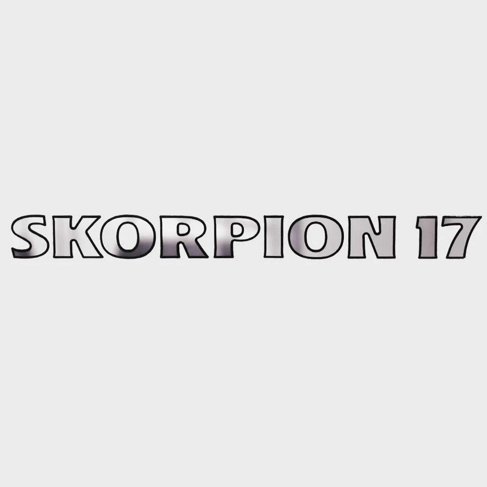Lowe Boat Decal 2313687 - Skorpion 17 Gray Black 15 1/2 Inch 2019