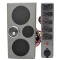 Lund Boat Gauge/Switch Panels 2006230 - Brushed Gray (set of 2)