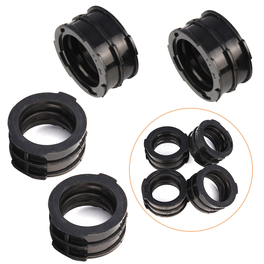 4x Carburetor Intake Manifold Rubber Boots for Yamaha VMAX 1200 VMX1200 85-07