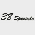 Hydra Sport Boat Raised Decal HS26052172 - 38 Speciale Black Silver