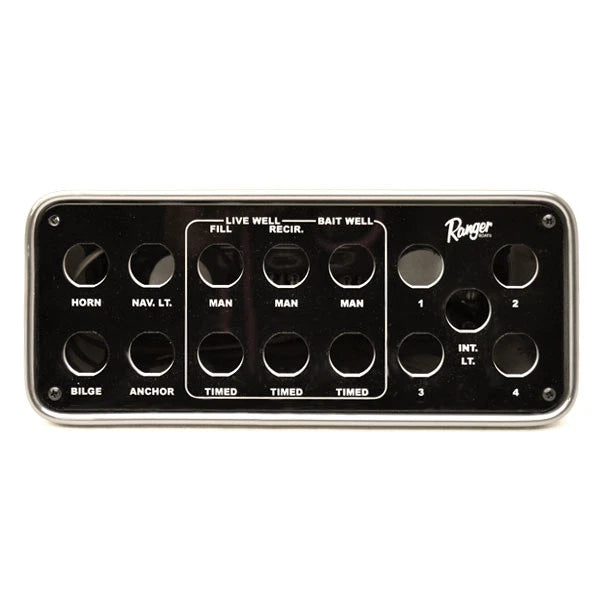 Ranger Boat Blank Switch Panel 9859203 - Z522D Comanche Illuminated