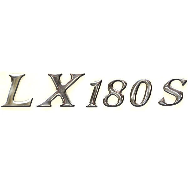 Larson Boat Raised Decal - LX 180 S Silver Sticker