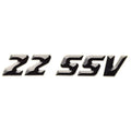 Supra Boat Raised Model Decal 109228 - 22 SSV Black Sticker