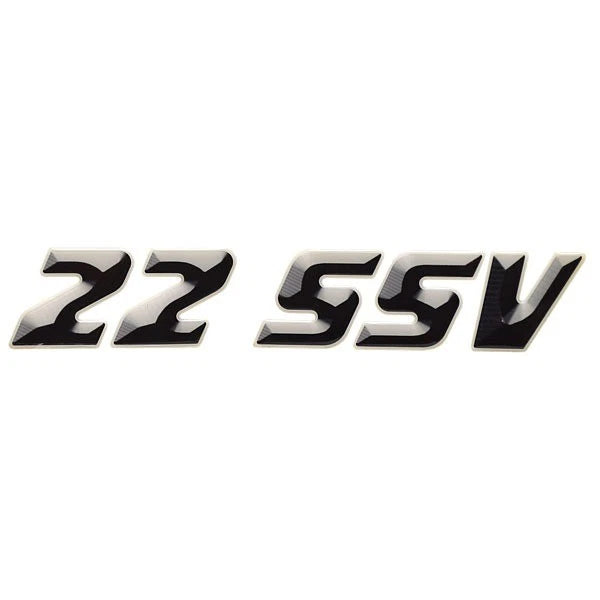 Supra Boat Raised Model Decal 109228 - 22 SSV Black Sticker