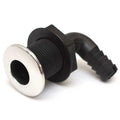 Whitecap Boat 90 Degree Thru Hull S-3808C - 3/4 Inch Black Nylon