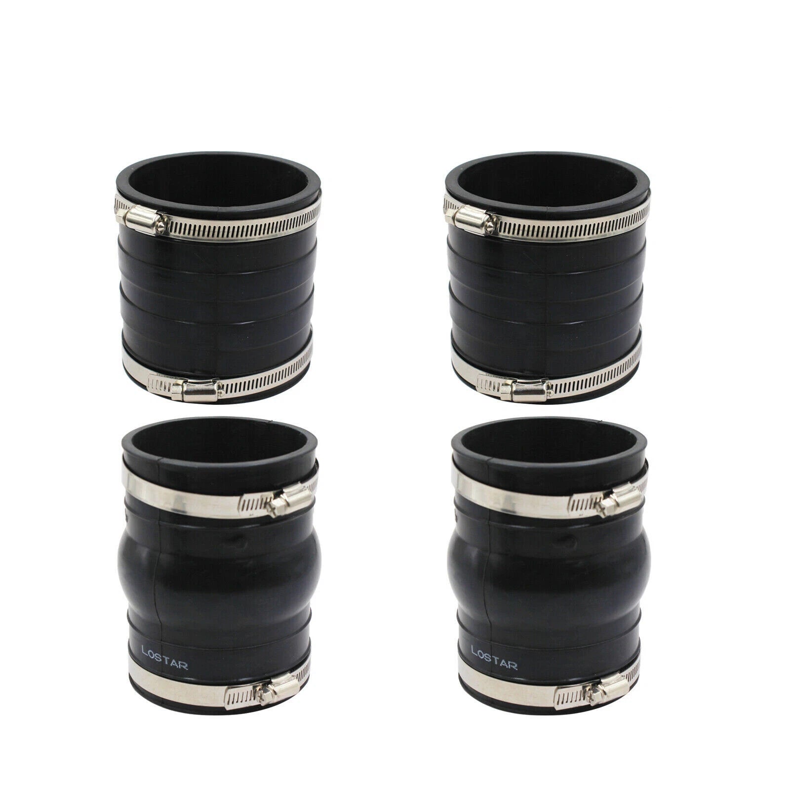 Exhaust Hose Bellows for OMC Volvo Penta 4.3 5.0 5.7 Upper Lower Rubber Coupler